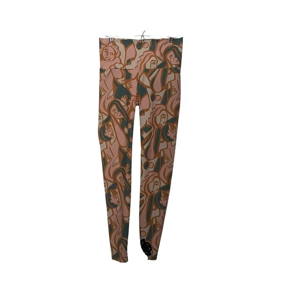 Anthropologie Dazey LA Legging Ani Figures Artsy Abstract Printed High Rise - Picture 9 of 11